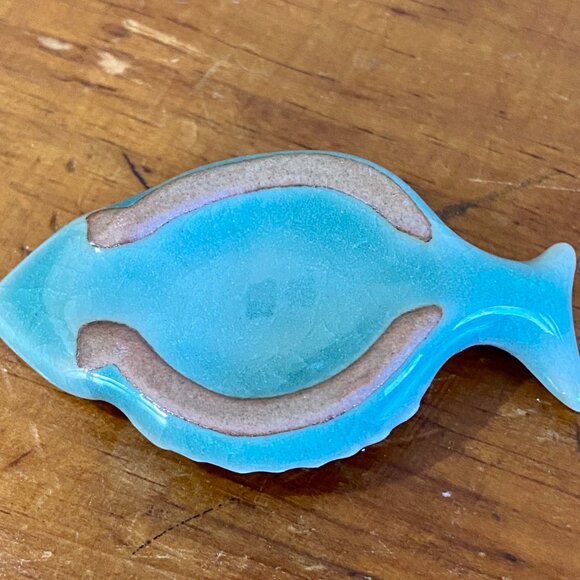 Fish Shaped (Japan) Chopsticks Rests; Vintage Unused; Set of 6 with original box - Picture 10 of 11